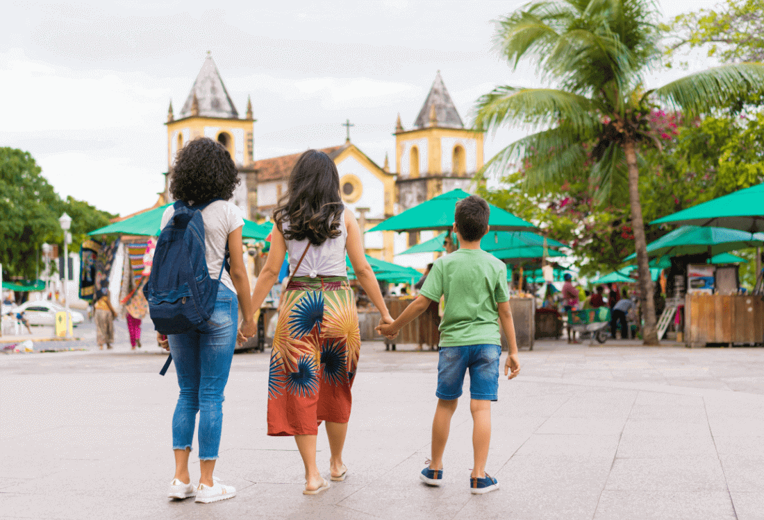 A family that recently relocated to Brazil, is enjoying the view of their new hometown.